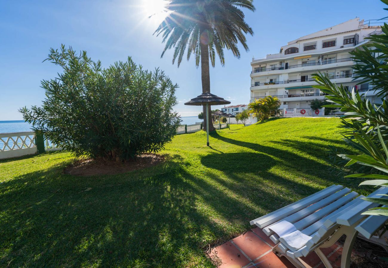 Verzorgde tuinen rondom het zwembad van het complex Acapulco Playa