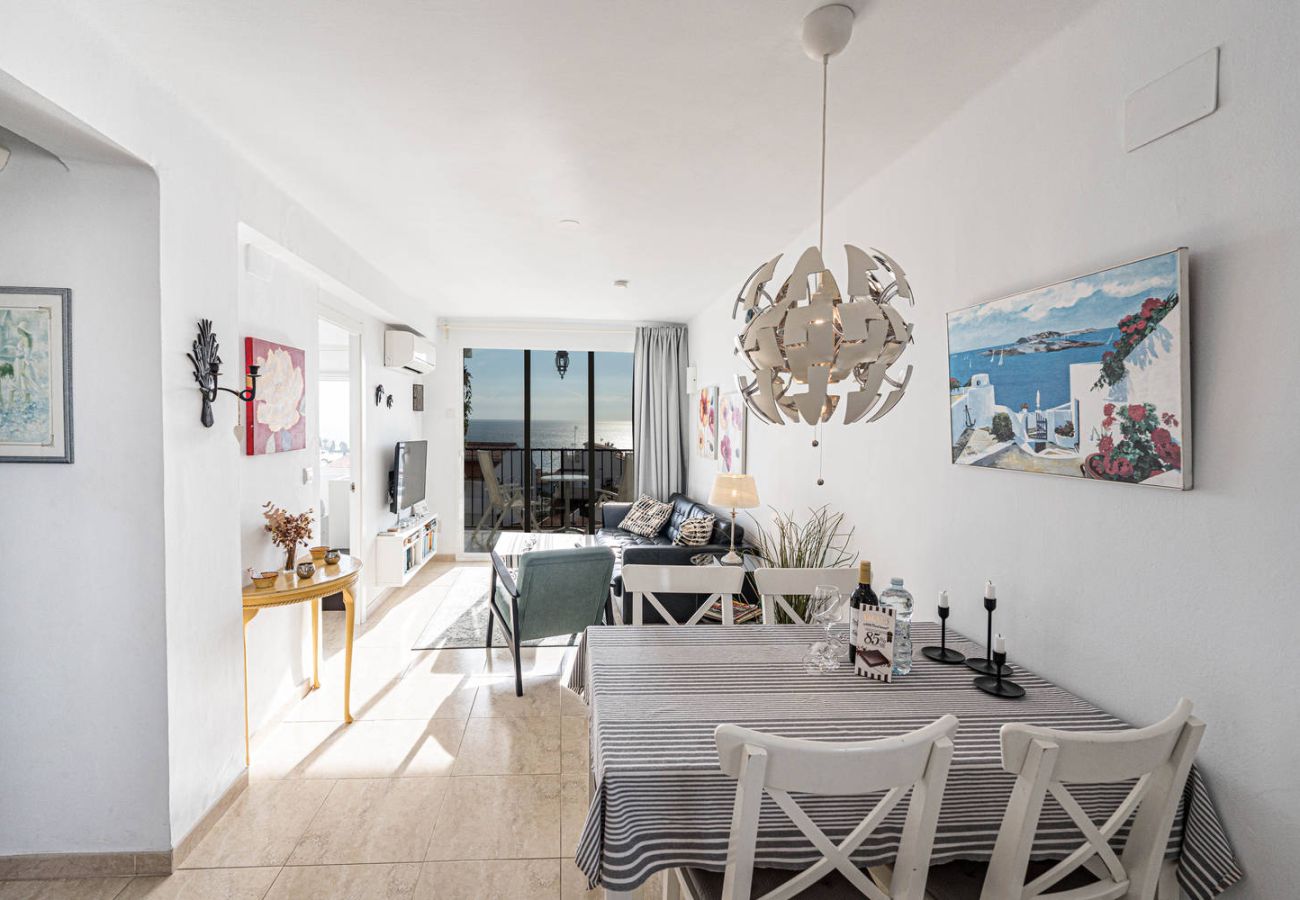 Eethoek geïntegreerd in de woonruimte