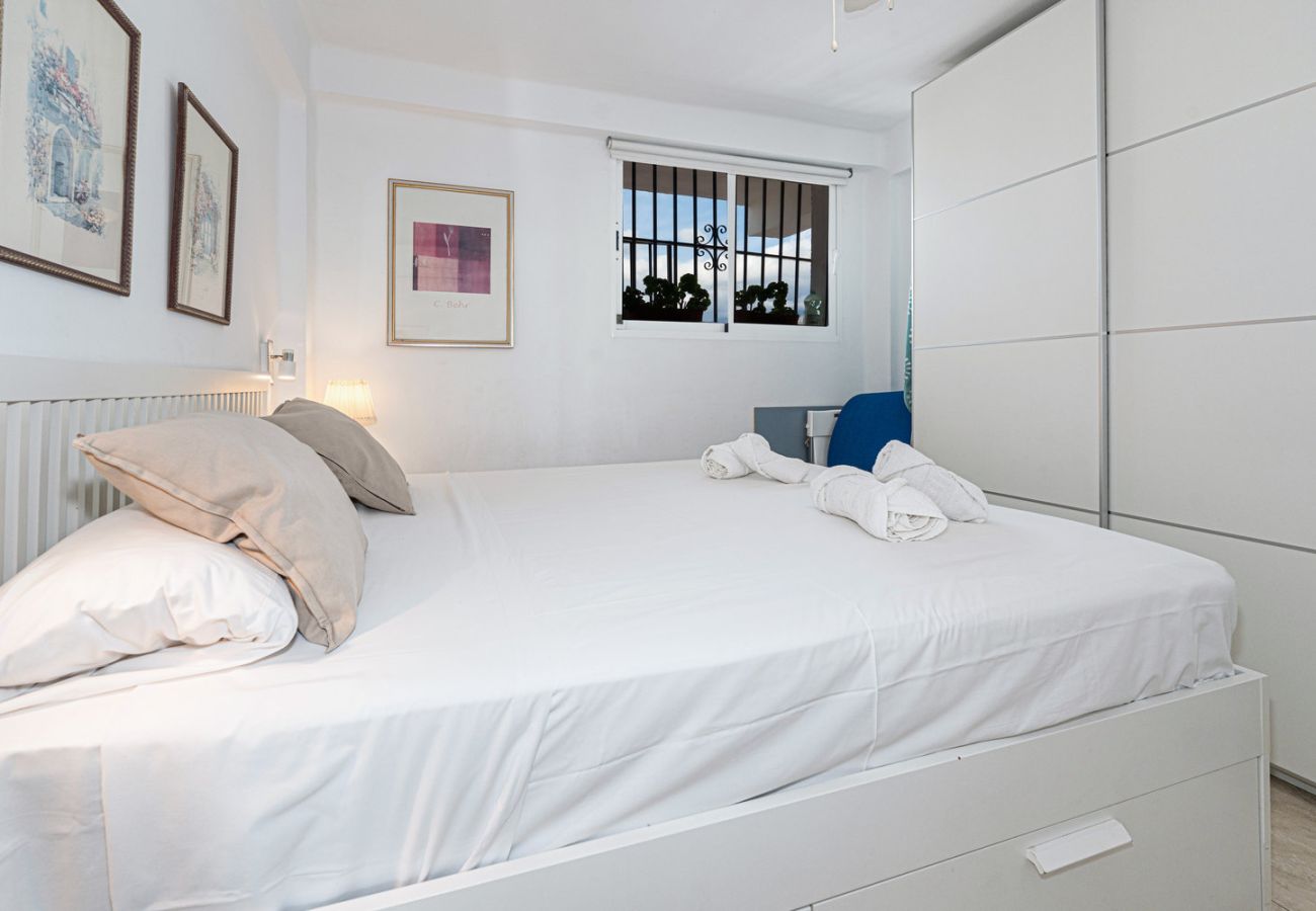 Slaapkamer met tweepersoonsbed