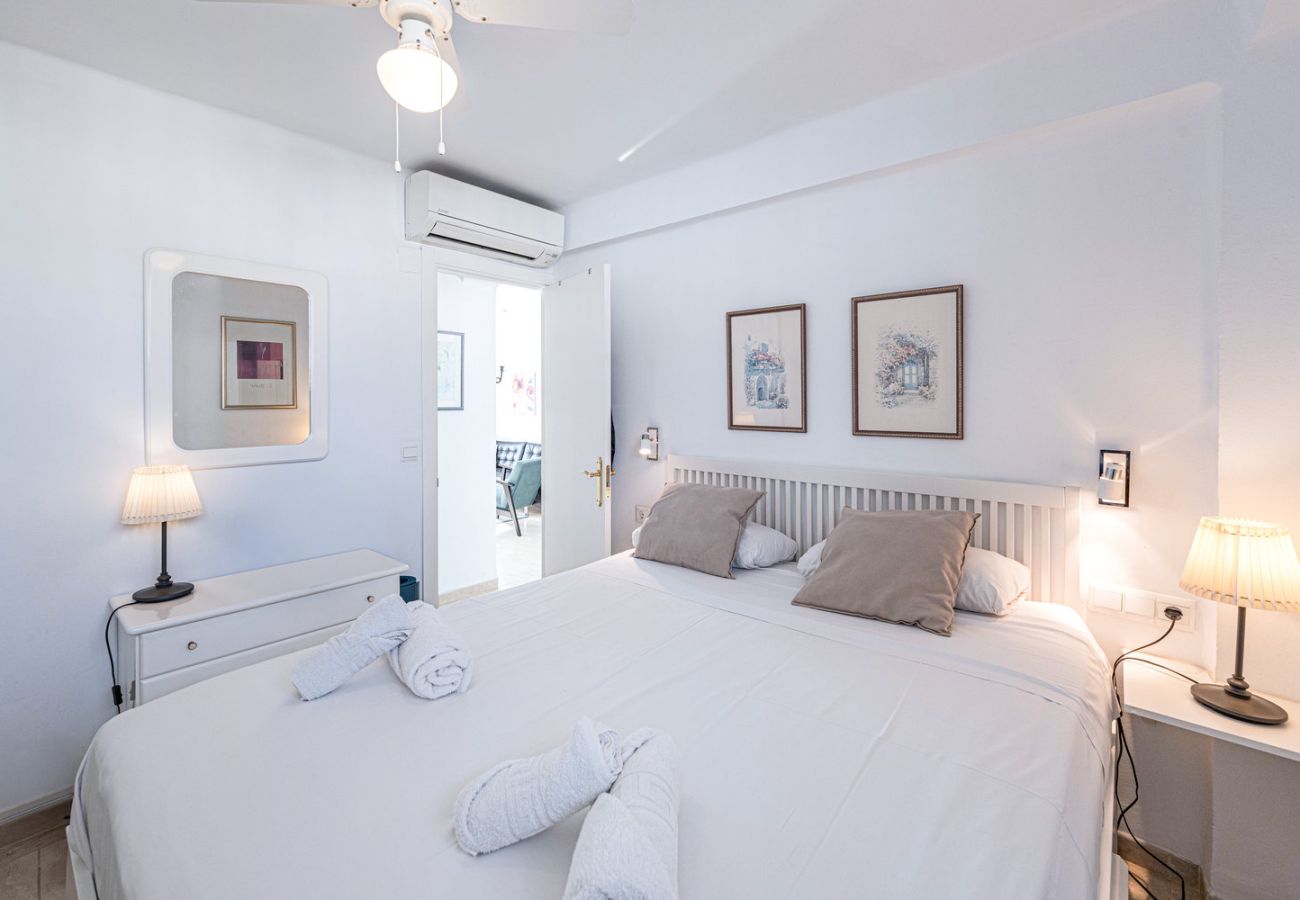 Tweede slaapkamer met tweepersoonsbed