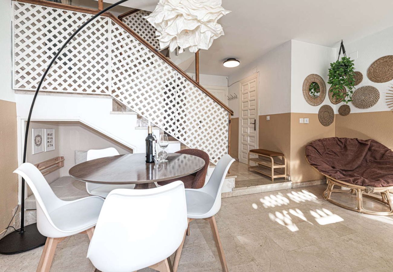 Appartement in Nerja - Casa Lena Verano Azul Nerja: Familie Duplex met Zeezicht