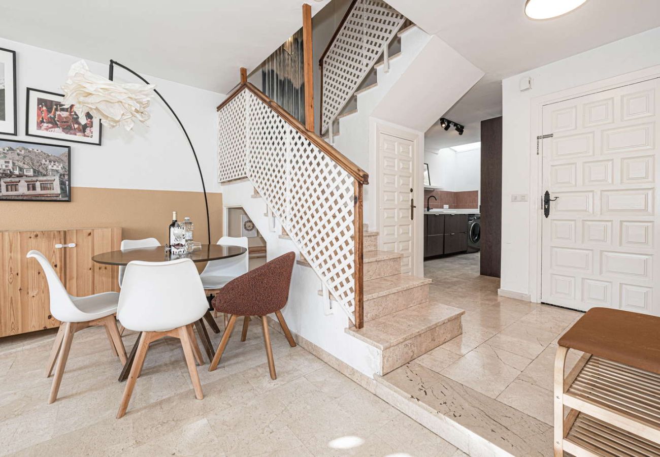 Appartement in Nerja - Casa Lena Verano Azul Nerja: Familie Duplex met Zeezicht