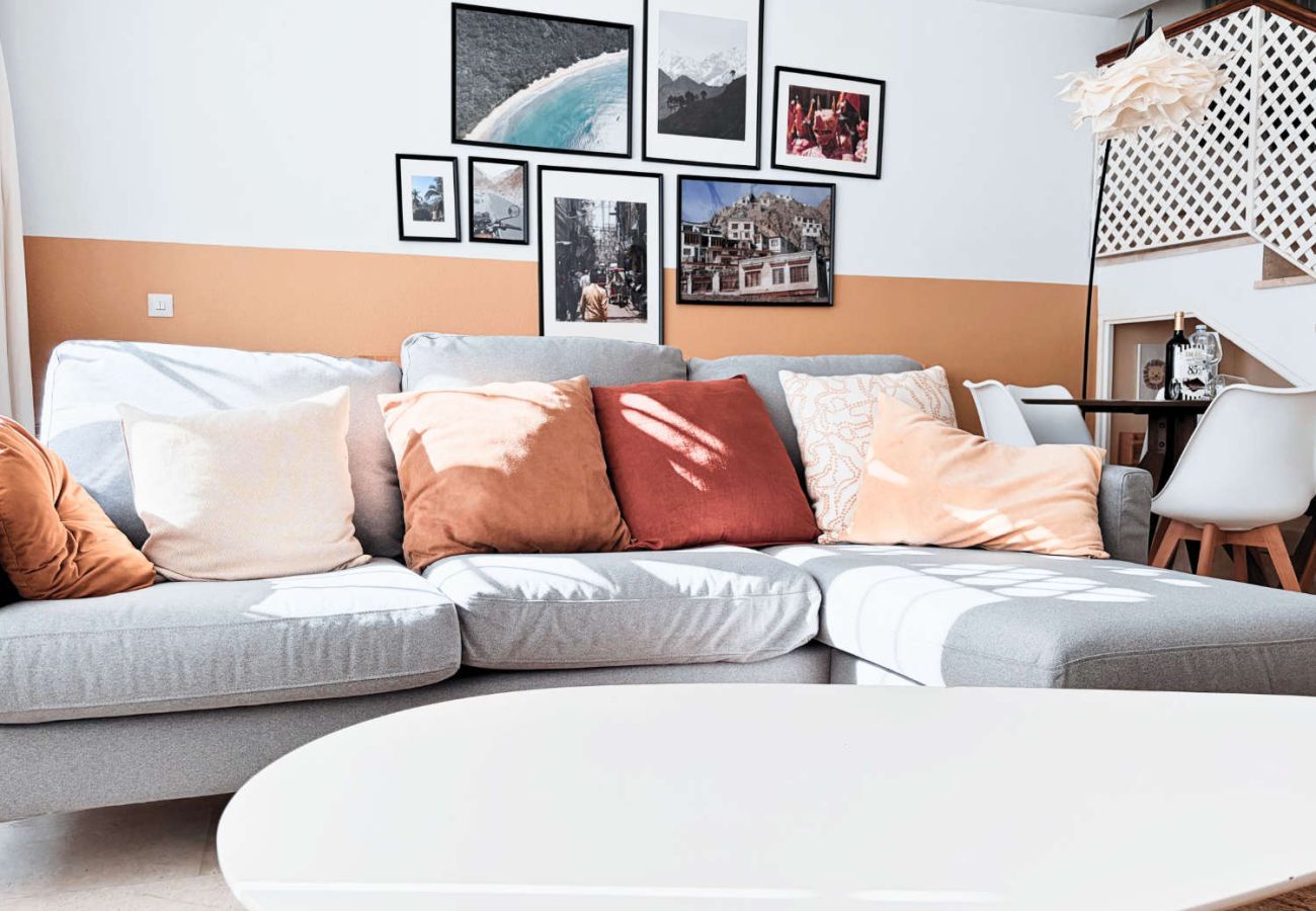 Appartement in Nerja - Casa Lena Verano Azul Nerja: Familie Duplex met Zeezicht