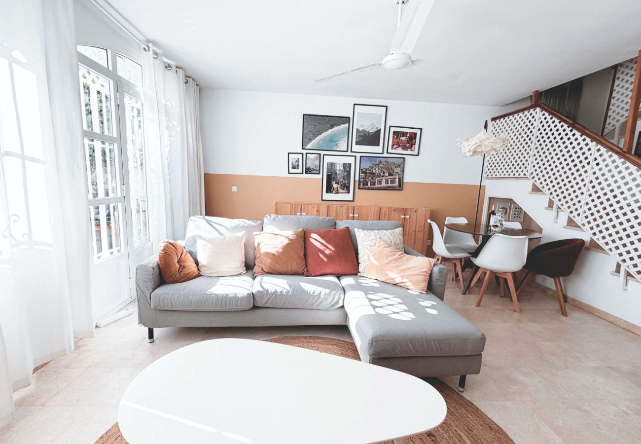 Appartement in Nerja - Casa Lena Verano Azul Nerja: Familie Duplex met Zeezicht