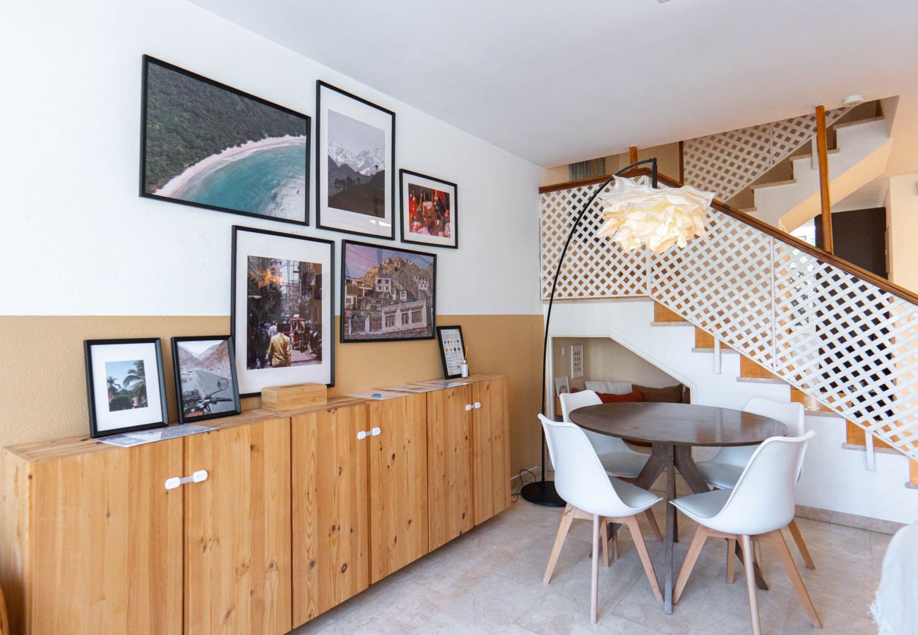 Appartement in Nerja - Casa Lena Verano Azul Nerja: Familie Duplex met Zeezicht