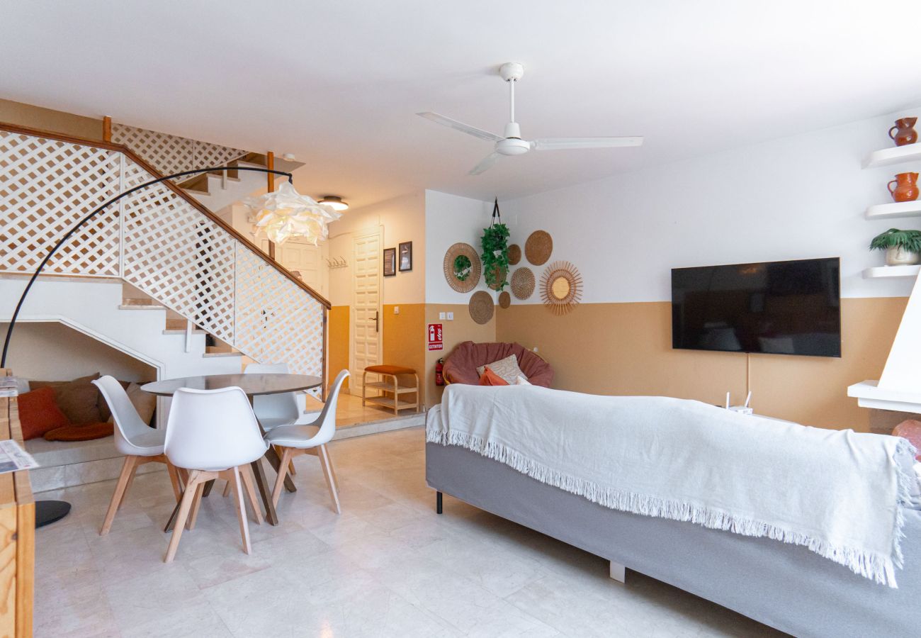Appartement in Nerja - Casa Lena Verano Azul Nerja: Familie Duplex met Zeezicht