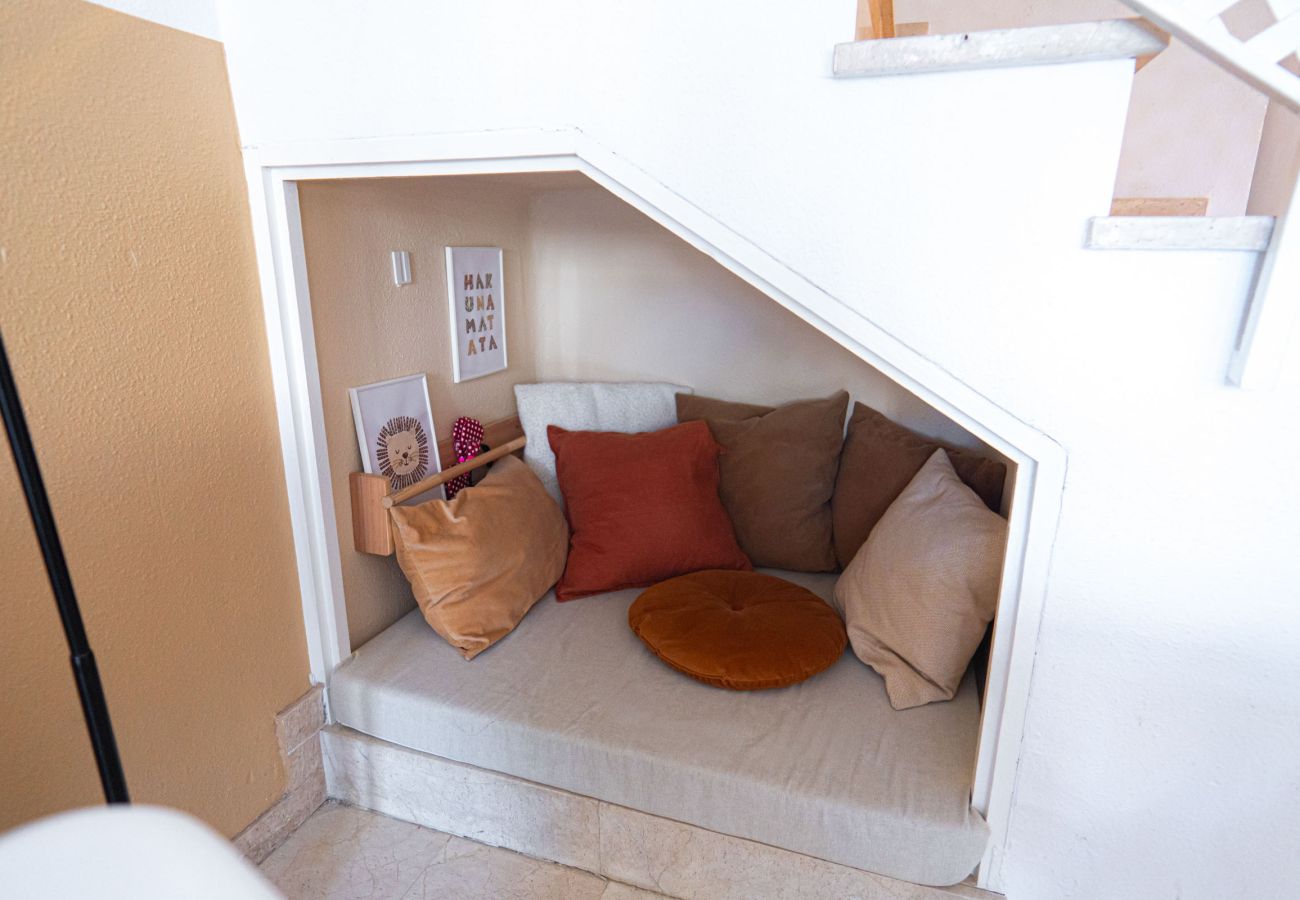 Appartement in Nerja - Casa Lena Verano Azul Nerja: Familie Duplex met Zeezicht