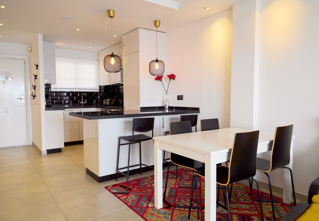 Appartement in Nerja - Appartement Arce I 26 in Playa Torrecilla Nerja met Zeezicht