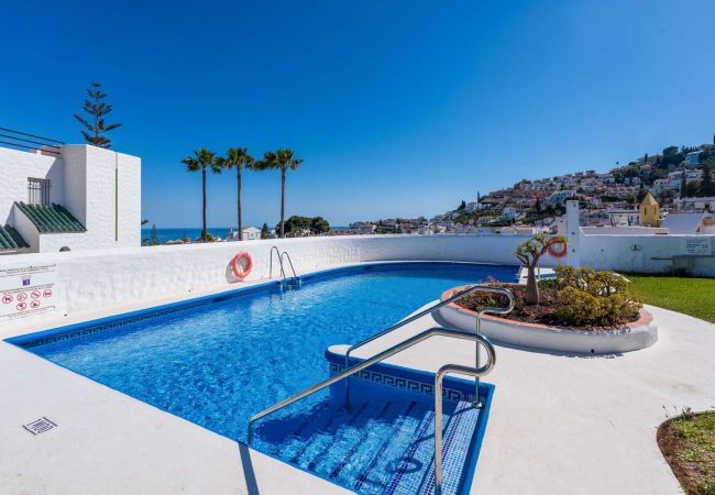 Rijhuis in Nerja - Casablanca 9: Duplex met terrassen op meerdere niveaus, zeezicht en zonsondergang