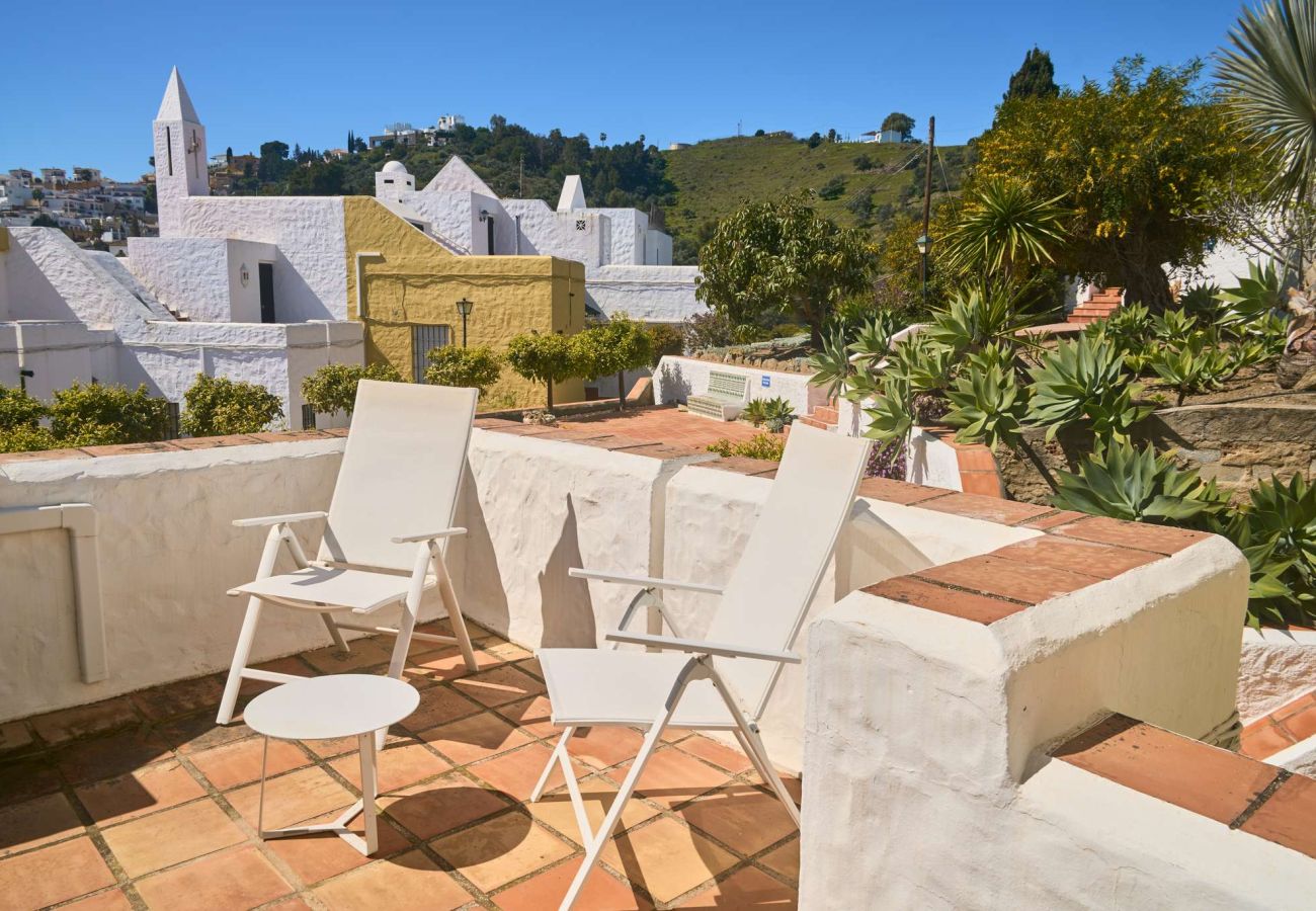 Rijhuis in Nerja - Casablanca 9: Duplex met terrassen op meerdere niveaus, zeezicht en zonsondergang