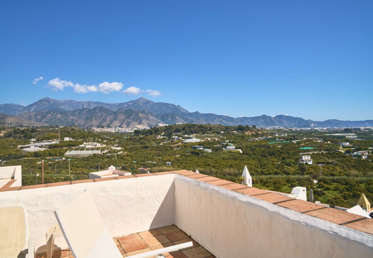Rijhuis in Nerja - Casablanca 9: Duplex met terrassen op meerdere niveaus, zeezicht en zonsondergang