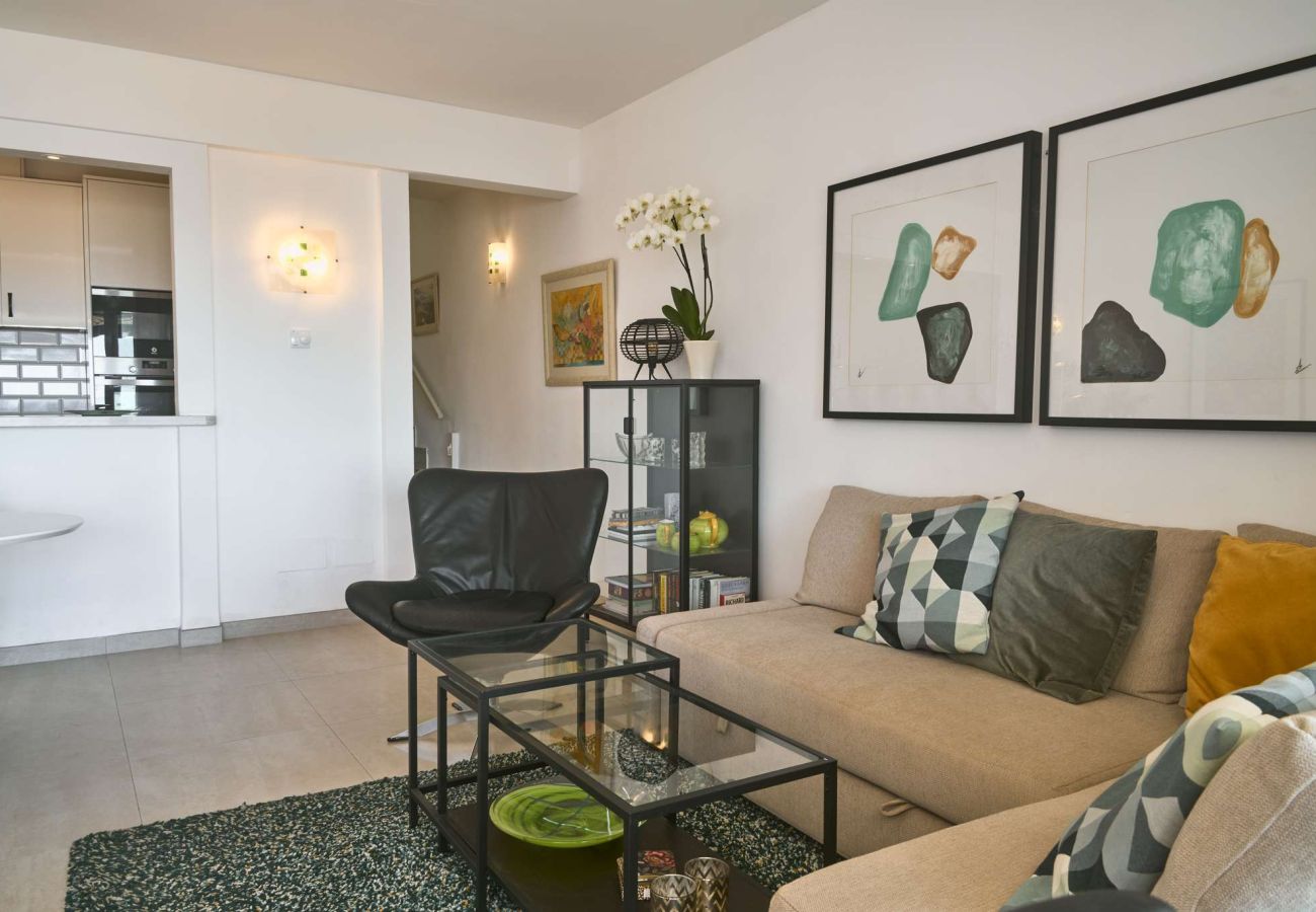 Rijhuis in Nerja - Casablanca 9: Duplex met terrassen op meerdere niveaus, zeezicht en zonsondergang