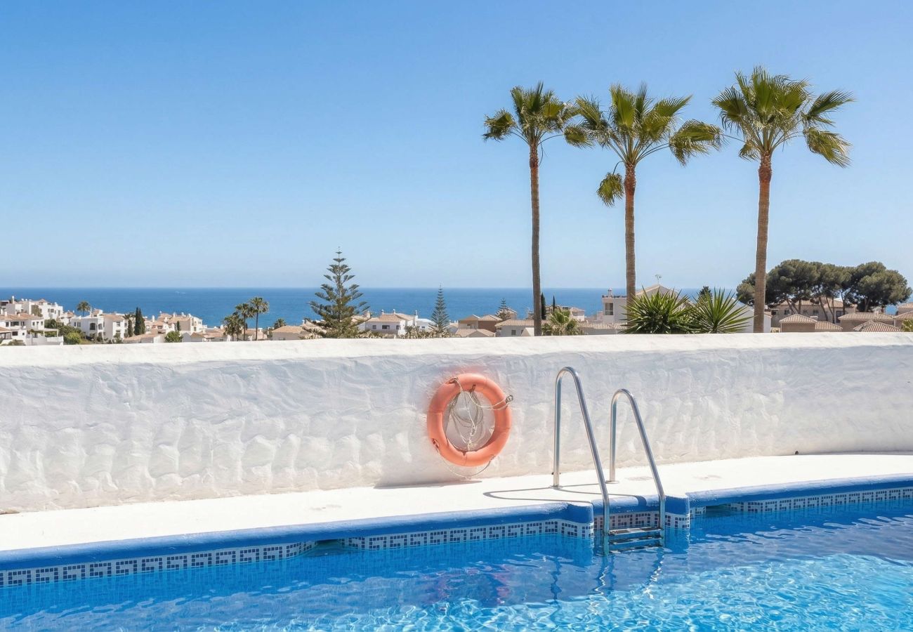 Rijhuis in Nerja - Casablanca 9: Duplex met terrassen op meerdere niveaus, zeezicht en zonsondergang