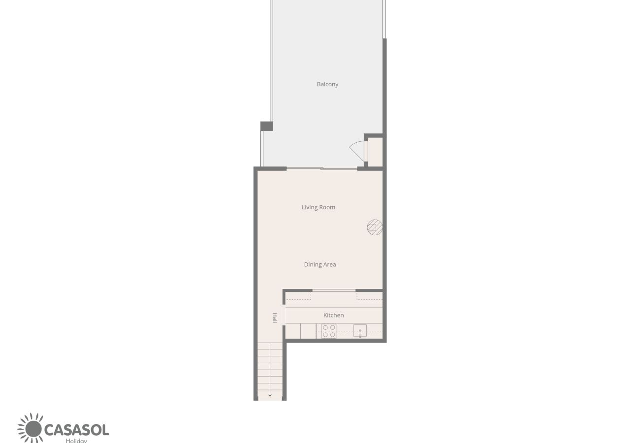 Rijhuis in Nerja - Casablanca 9: Duplex met terrassen op meerdere niveaus, zeezicht en zonsondergang