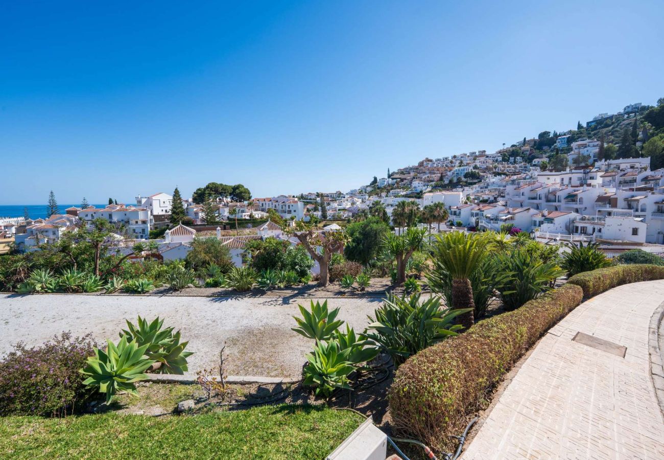 Rijhuis in Nerja - Casablanca 9: Duplex met terrassen op meerdere niveaus, zeezicht en zonsondergang
