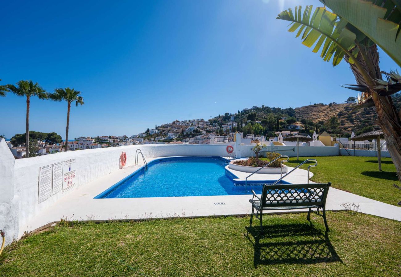 Rijhuis in Nerja - Casablanca 9: Duplex met terrassen op meerdere niveaus, zeezicht en zonsondergang