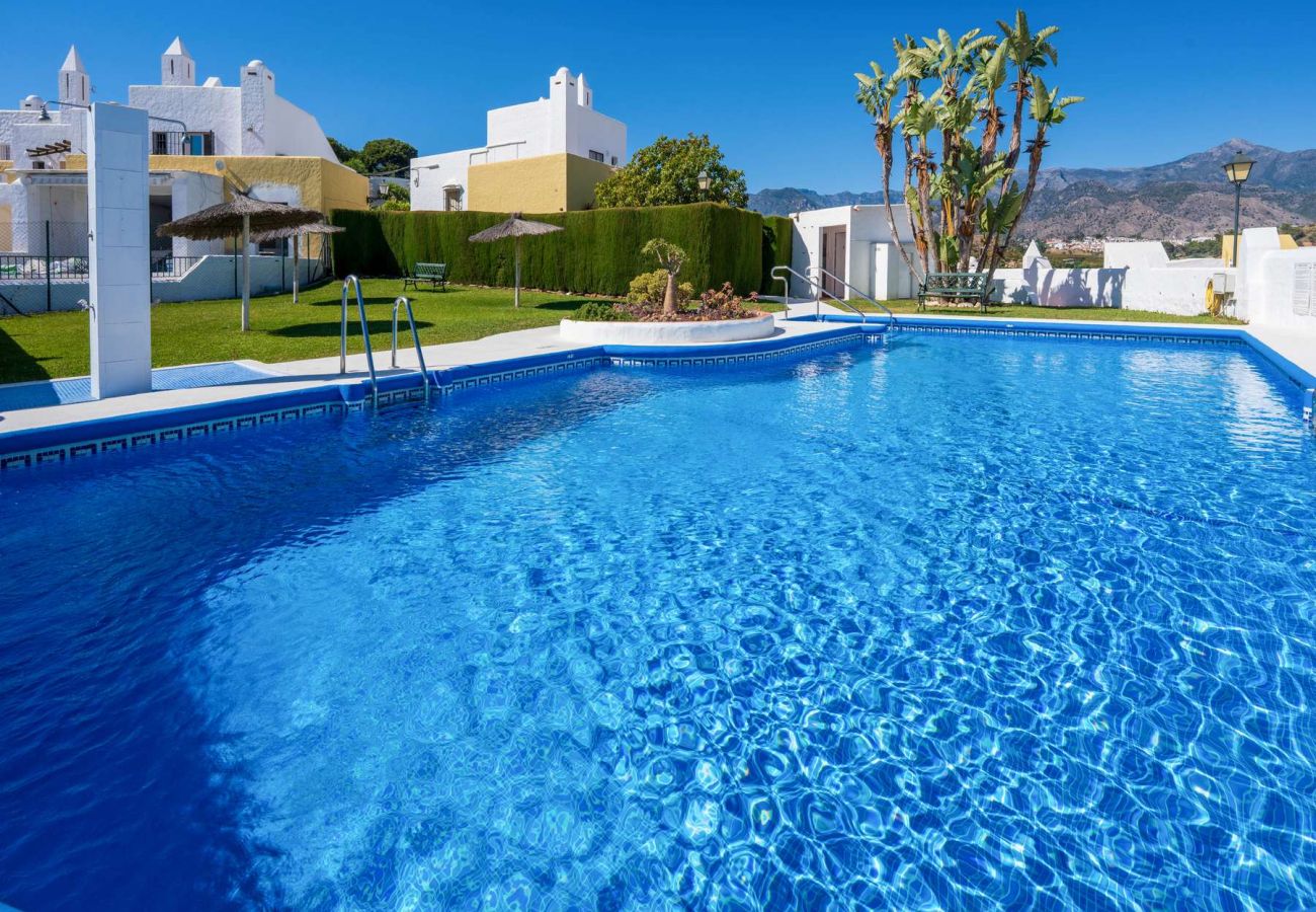 Rijhuis in Nerja - Casablanca 9: Duplex met terrassen op meerdere niveaus, zeezicht en zonsondergang