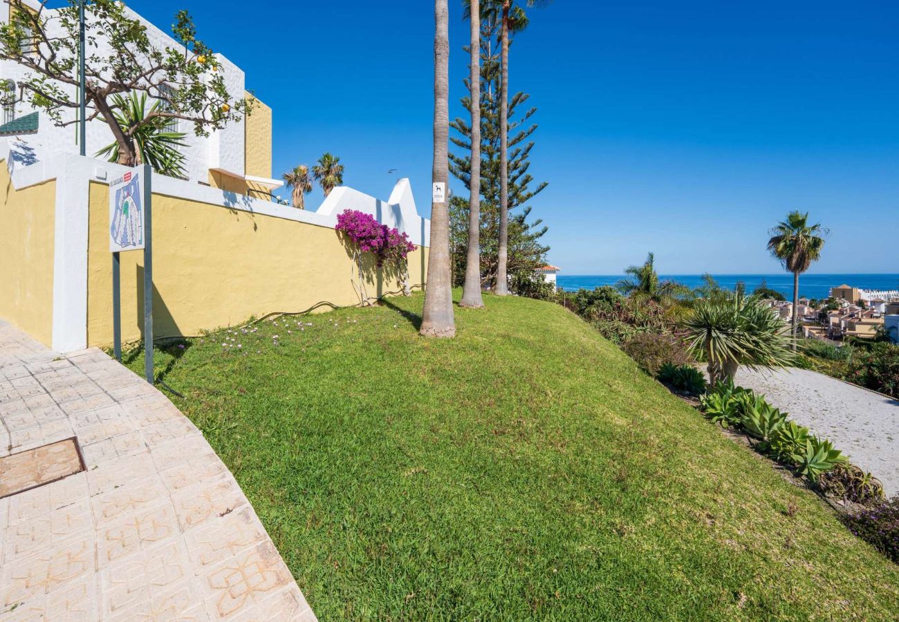Rijhuis in Nerja - Casablanca 9: Duplex met terrassen op meerdere niveaus, zeezicht en zonsondergang