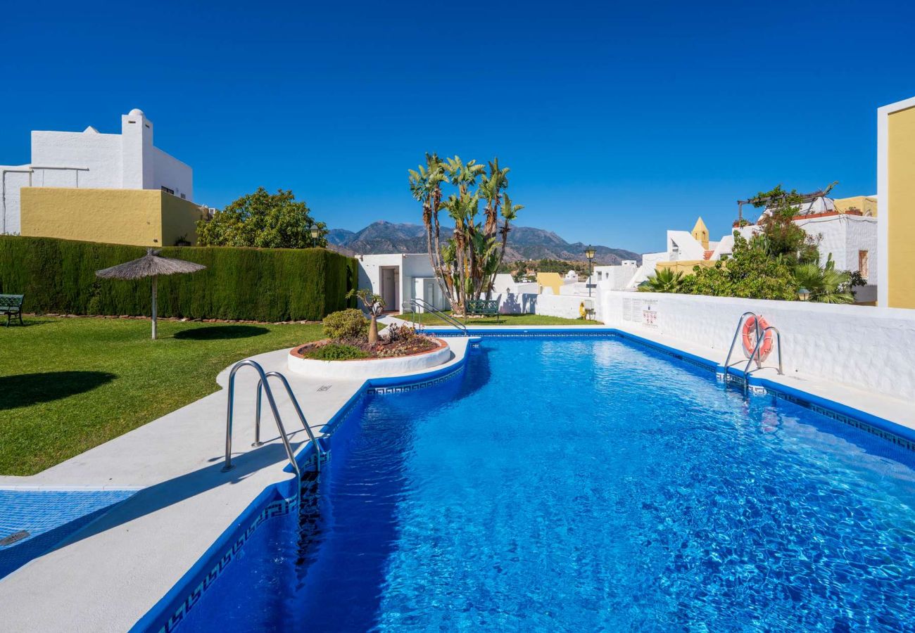 Rijhuis in Nerja - Casablanca 9: Duplex met terrassen op meerdere niveaus, zeezicht en zonsondergang