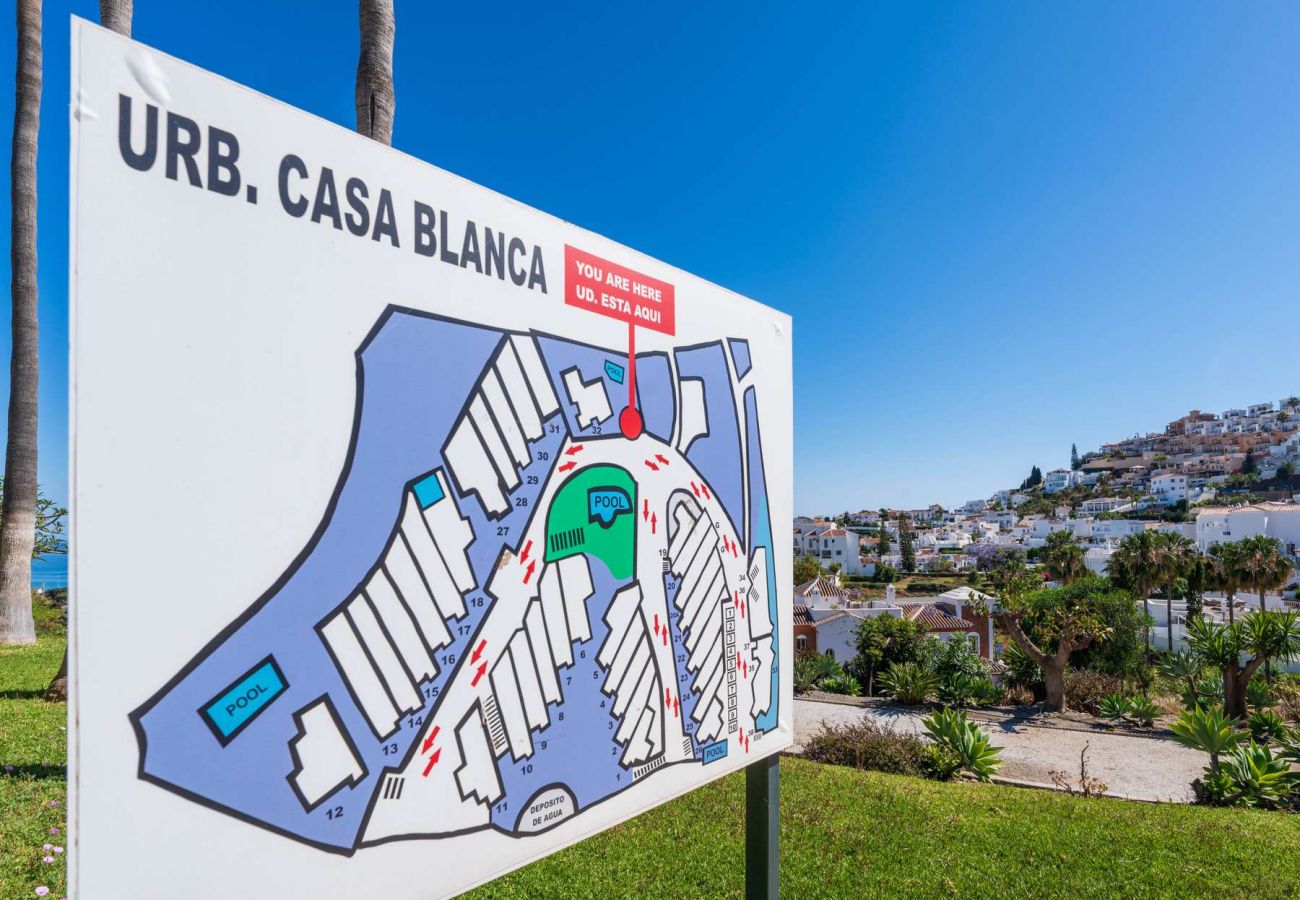 Rijhuis in Nerja - Casablanca 9: Duplex met terrassen op meerdere niveaus, zeezicht en zonsondergang