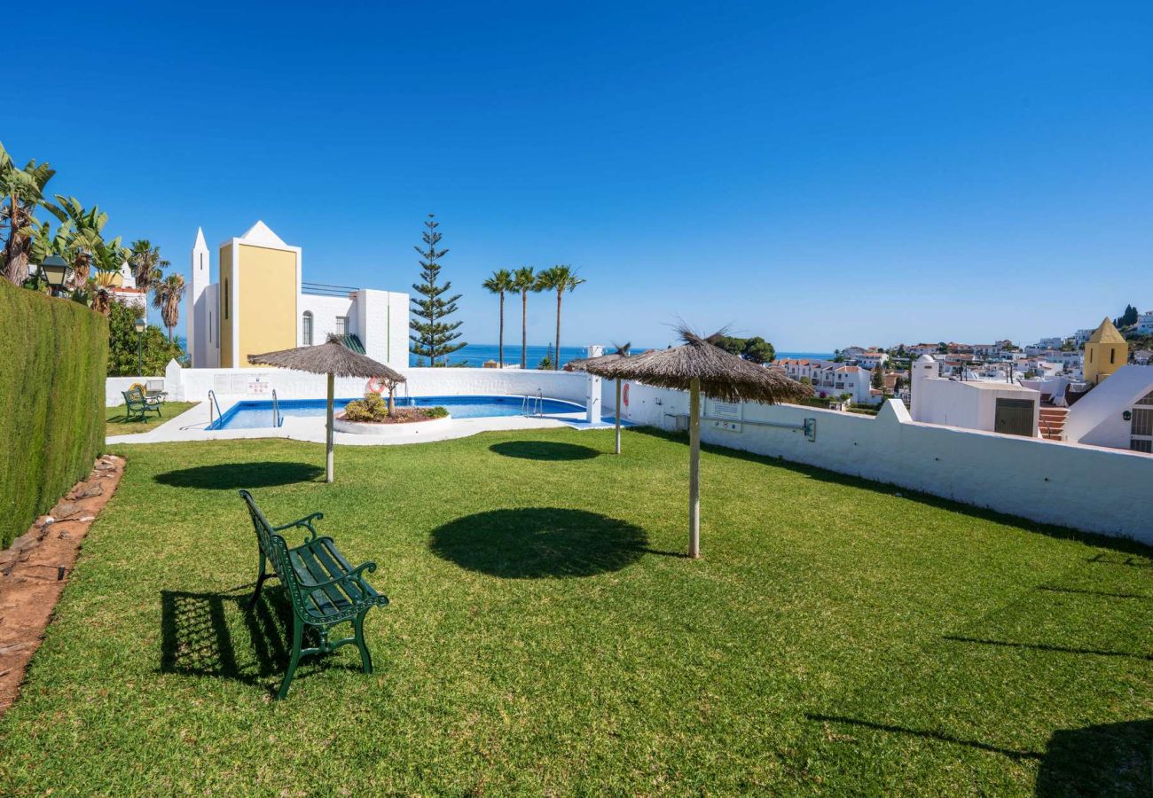 Rijhuis in Nerja - Casablanca 9: Duplex met terrassen op meerdere niveaus, zeezicht en zonsondergang