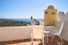 Rijhuis in Nerja - Casablanca 9: Duplex met terrassen op meerdere niveaus, zeezicht en zonsondergang