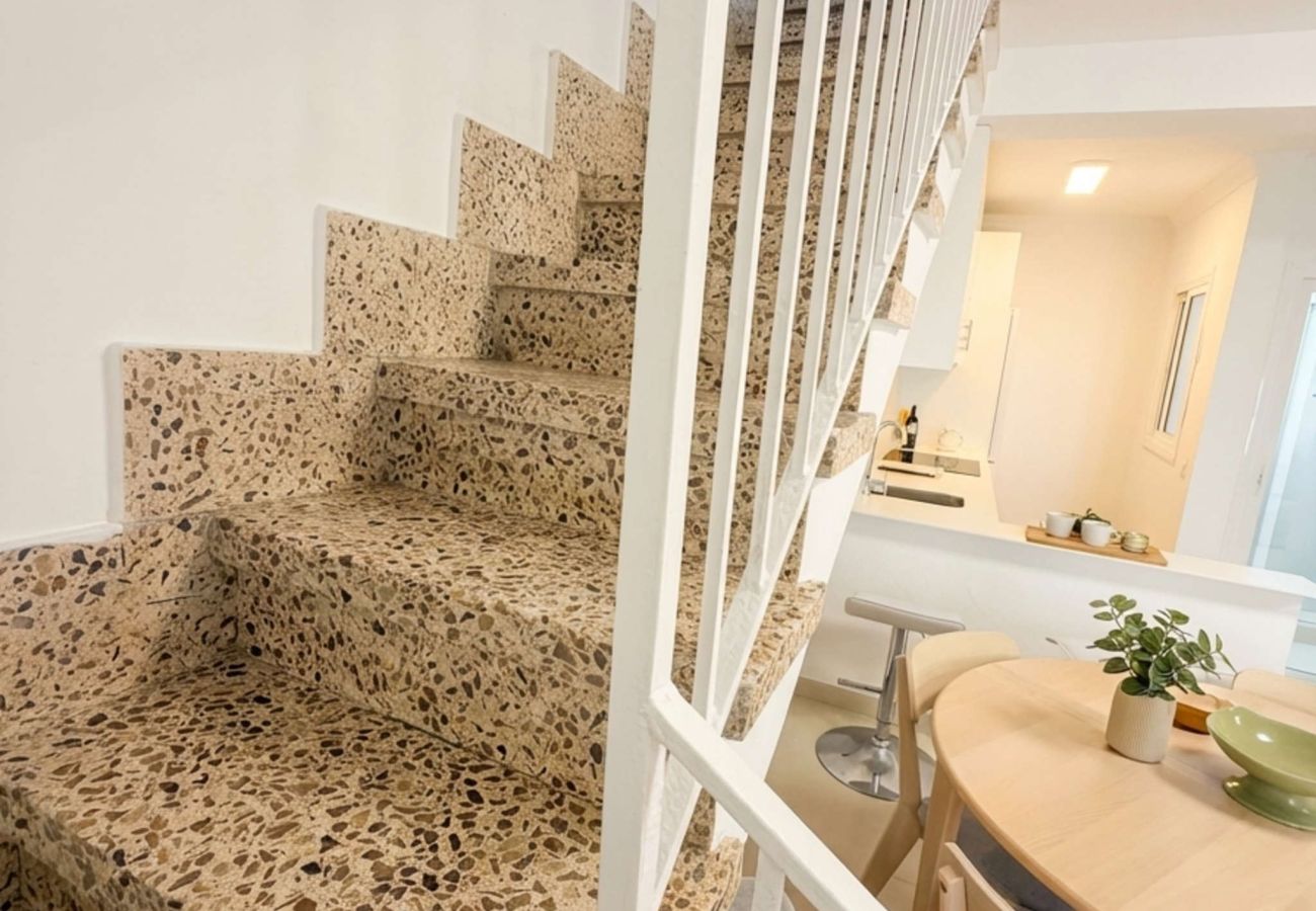 Rijhuis in Nerja - Casa Chica: Vakantiehuis met dakterras in Calle Cristo, Nerja