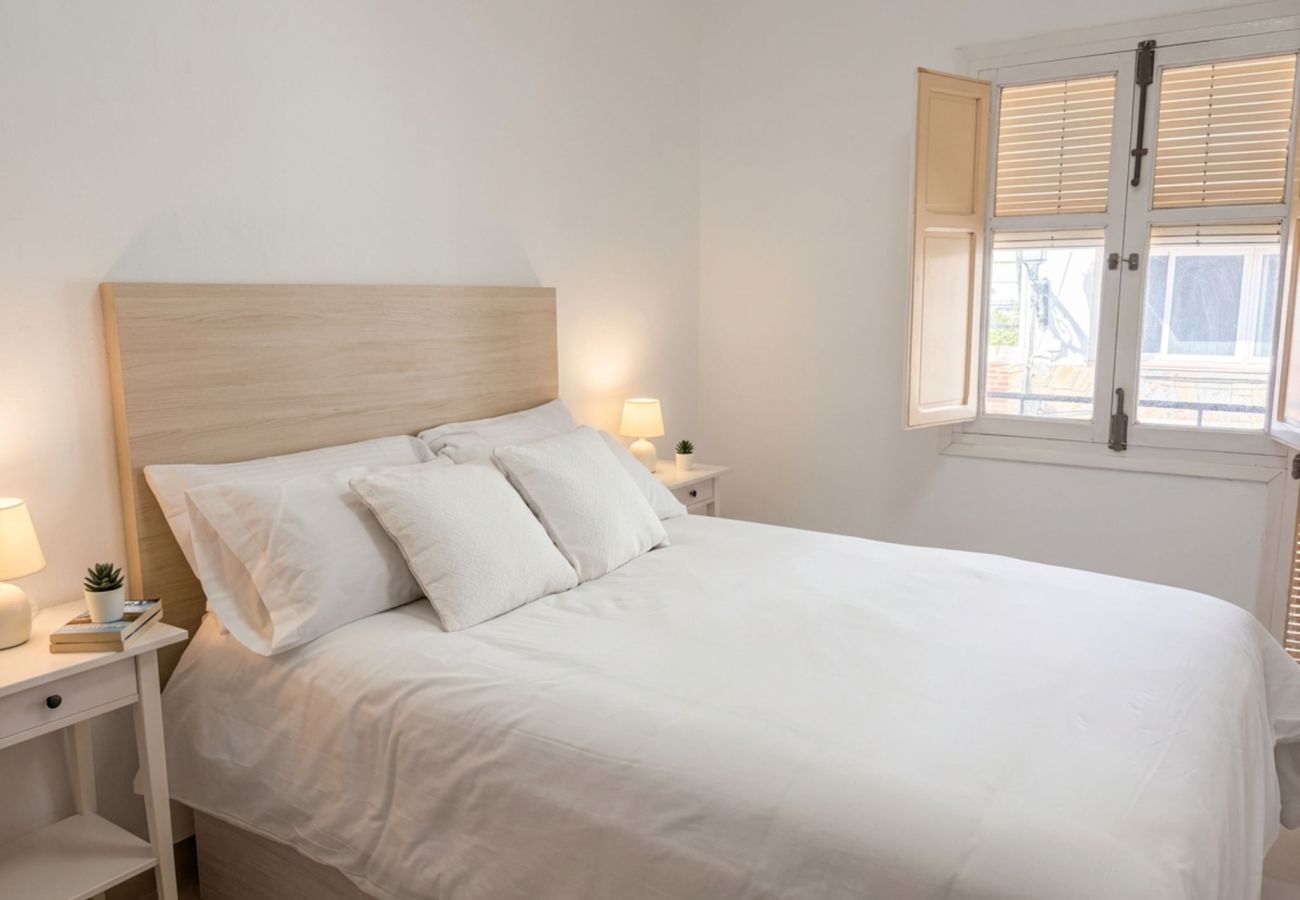 Rijhuis in Nerja - Casa Chica: Vakantiehuis met dakterras in Calle Cristo, Nerja