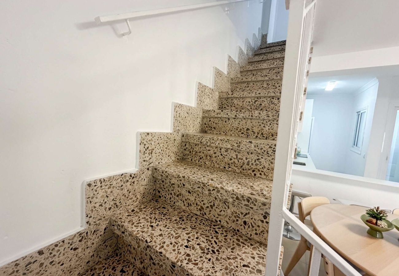 Rijhuis in Nerja - Casa Chica: Vakantiehuis met dakterras in Calle Cristo, Nerja