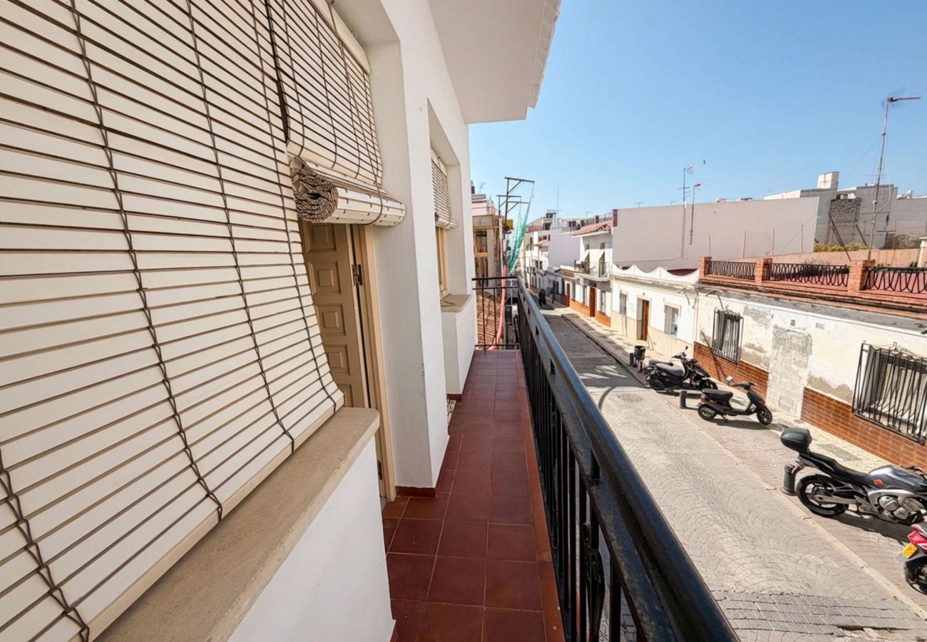 Rijhuis in Nerja - Casa Chica: Vakantiehuis met dakterras in Calle Cristo, Nerja