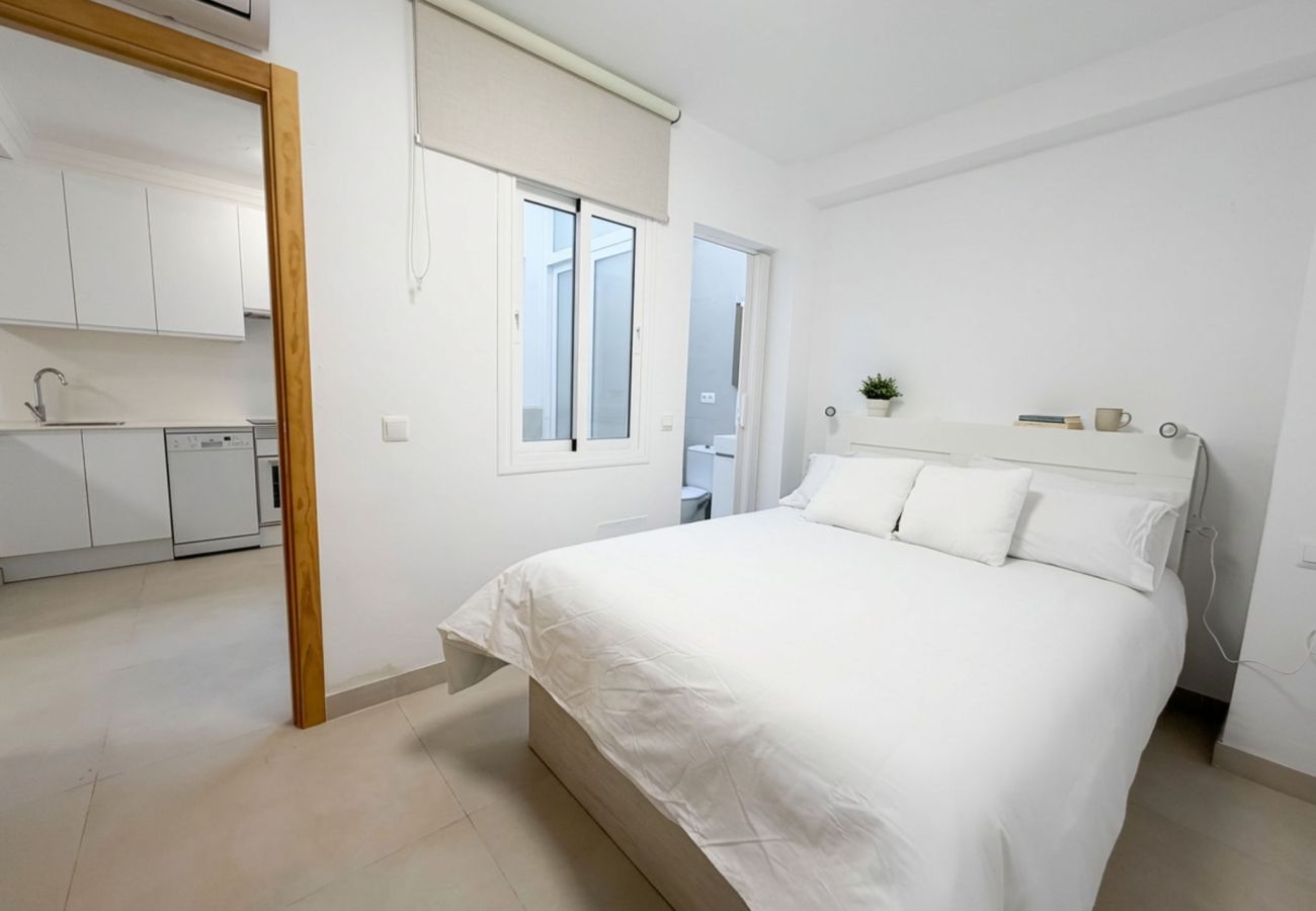 Rijhuis in Nerja - Casa Chica: Vakantiehuis met dakterras in Calle Cristo, Nerja