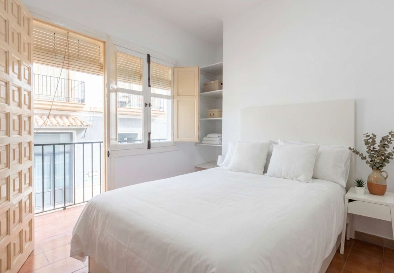 Rijhuis in Nerja - Casa Chica: Vakantiehuis met dakterras in Calle Cristo, Nerja