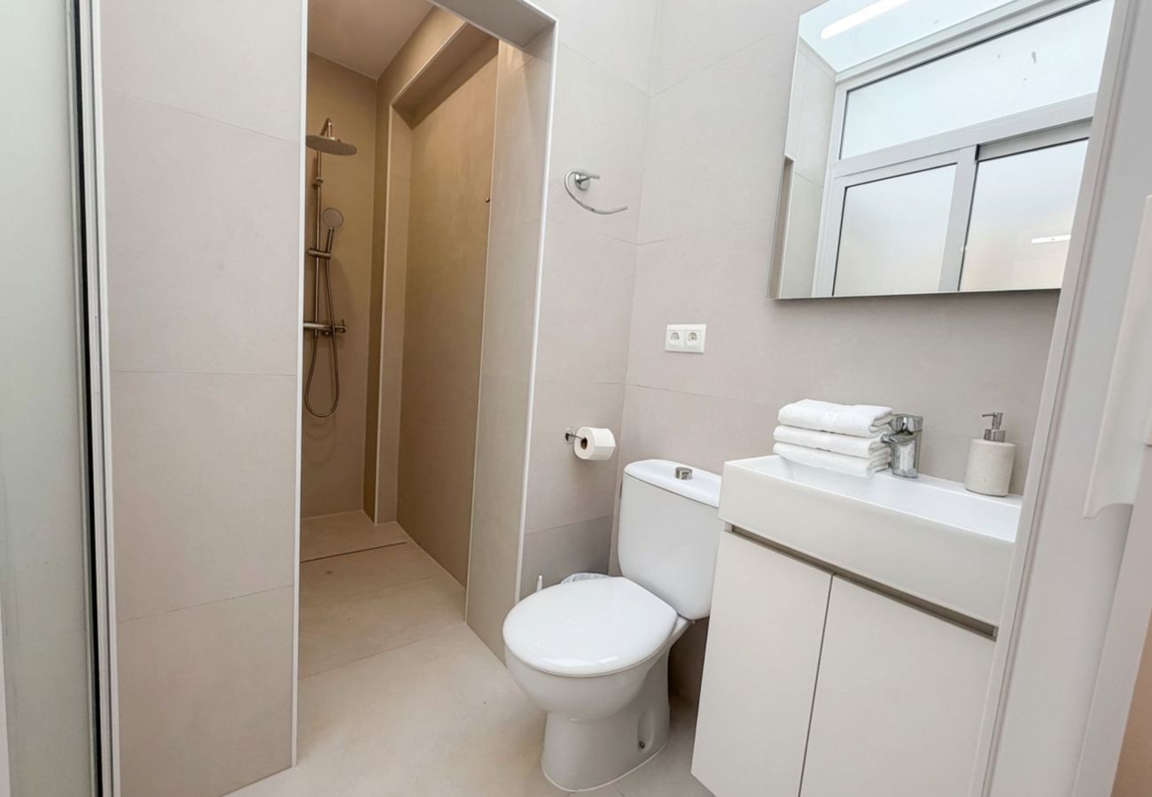 Rijhuis in Nerja - Casa Chica: Vakantiehuis met dakterras in Calle Cristo, Nerja