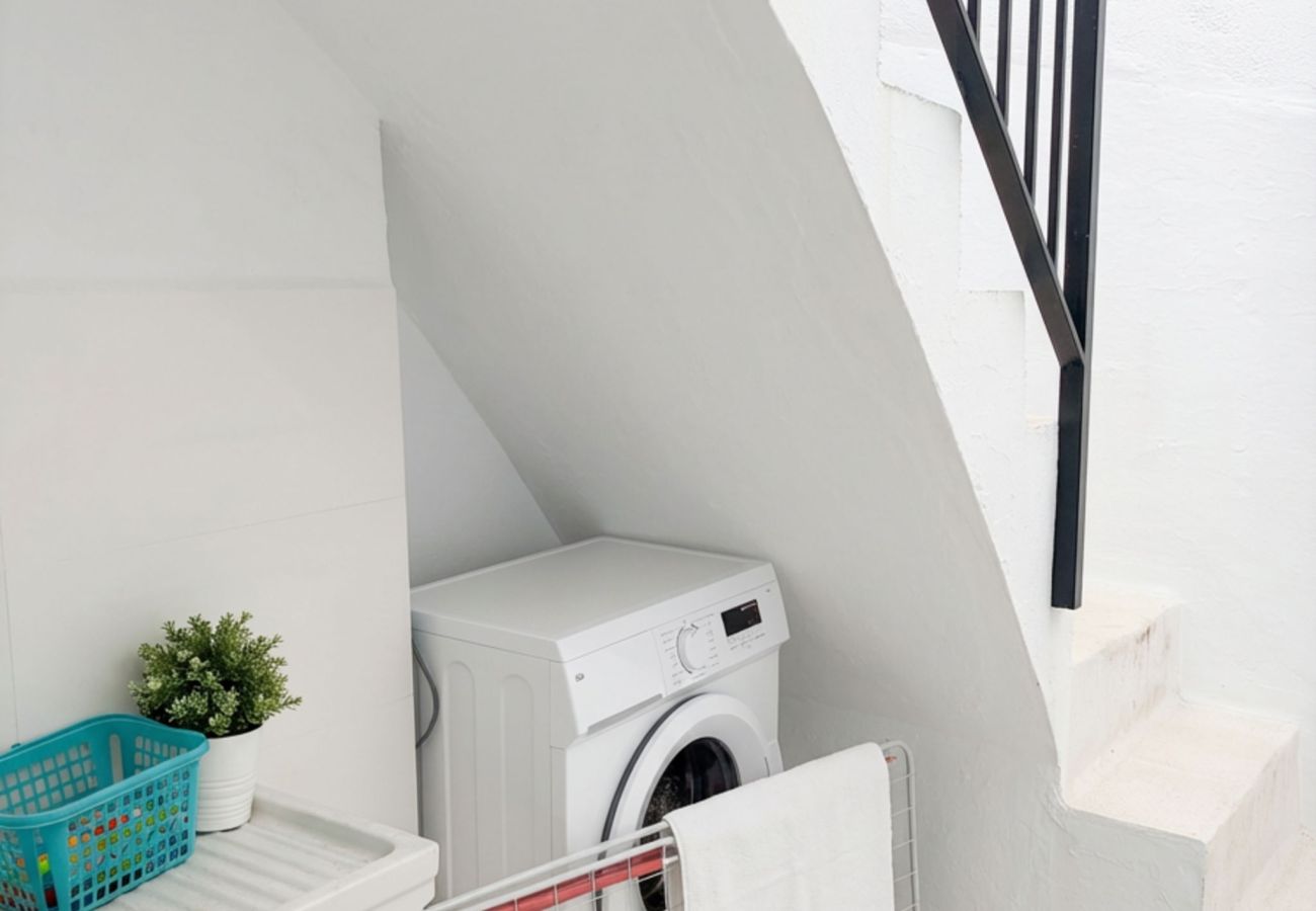 Rijhuis in Nerja - Casa Chica: Vakantiehuis met dakterras in Calle Cristo, Nerja