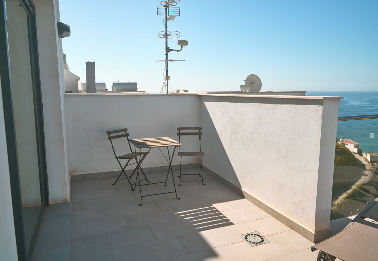 Appartement in Nerja - Penthouse Balcón del Mar D4: 3 Terrassen & Verwarmd Zwembad
