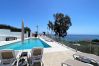 Appartement in Nerja - Penthouse Balcon del Mar D4: 3 Terrassen & Verwarmd Zwembad