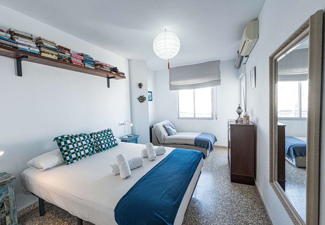 Appartement in Nerja - Albaida II 2B: Appartement op het Zuiden met Zeezicht, Playa Torrecilla Nerja