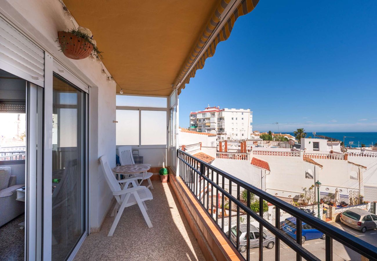 Appartement in Nerja - Albaida II 2B: Appartement op het Zuiden met Zeezicht, Playa Torrecilla Nerja