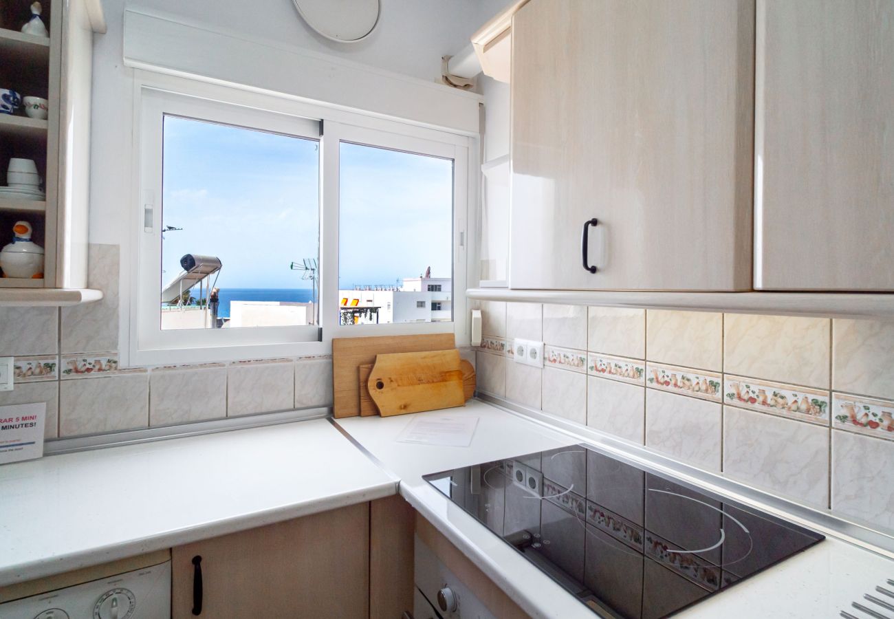 Appartement in Nerja - Albaida II 2B: Appartement op het Zuiden met Zeezicht, Playa Torrecilla Nerja