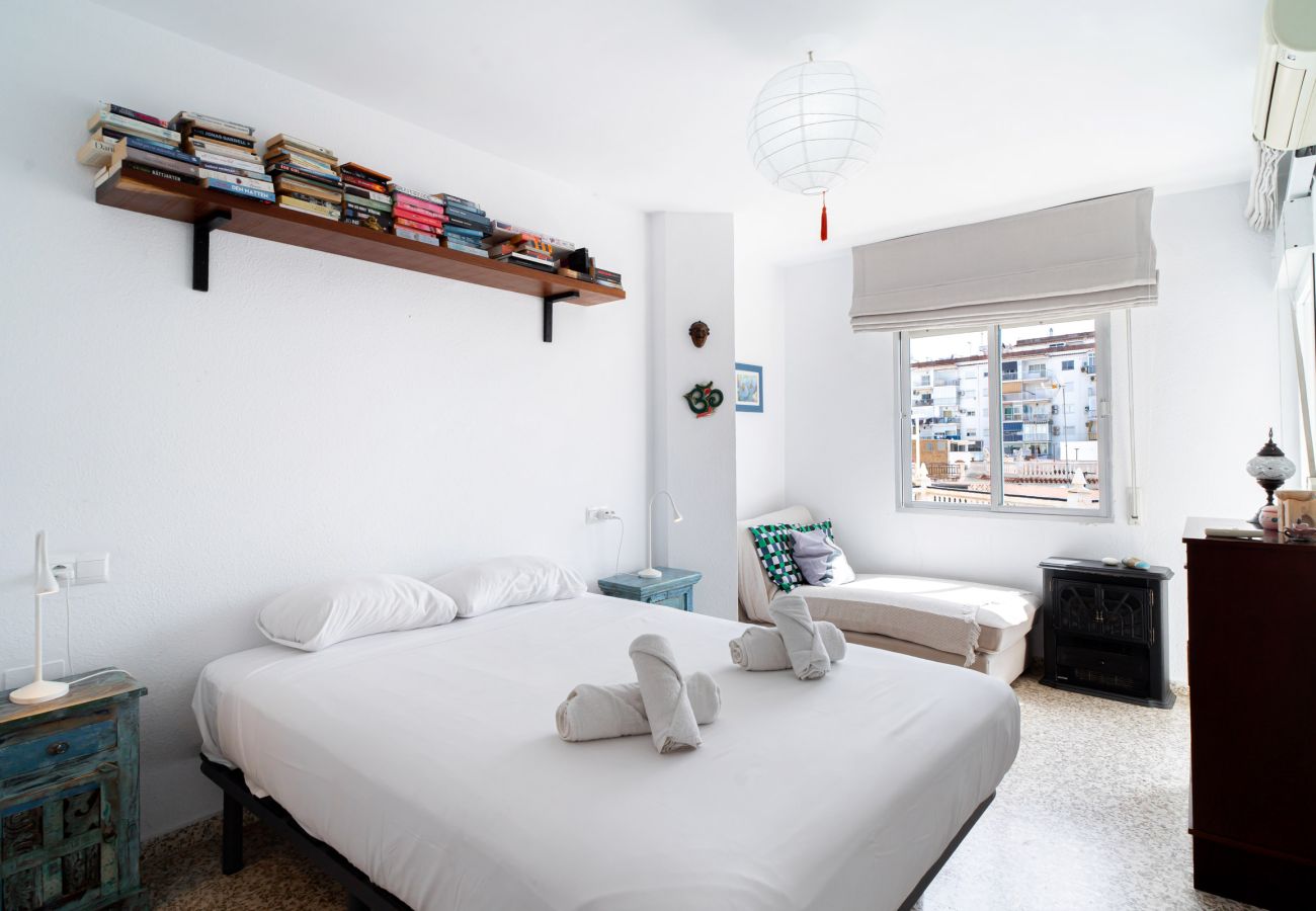 Appartement in Nerja - Albaida II 2B: Appartement op het Zuiden met Zeezicht, Playa Torrecilla Nerja