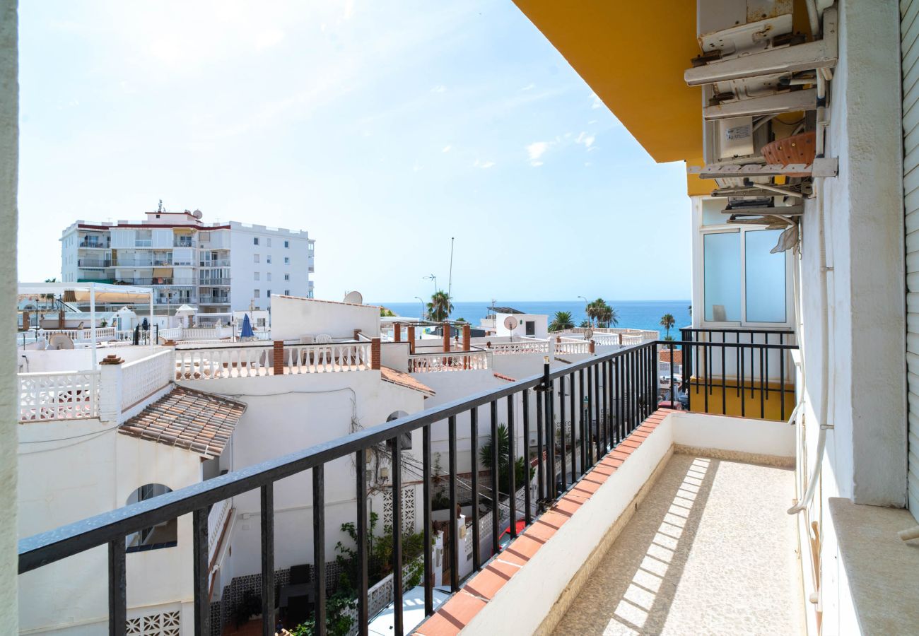 Appartement in Nerja - Albaida II 2B: Appartement op het Zuiden met Zeezicht, Playa Torrecilla Nerja