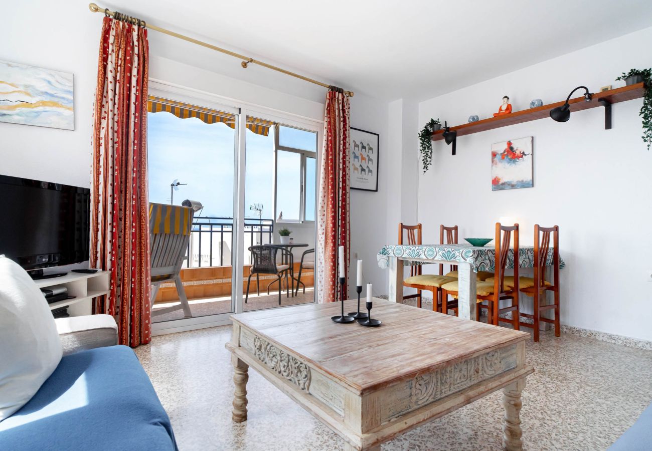 Appartement in Nerja - Albaida II 2B: Appartement op het Zuiden met Zeezicht, Playa Torrecilla Nerja