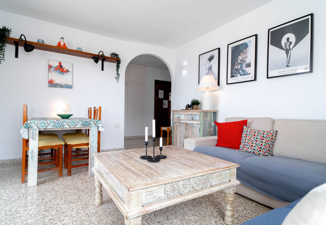Appartement in Nerja - Albaida II 2B: Appartement op het Zuiden met Zeezicht, Playa Torrecilla Nerja