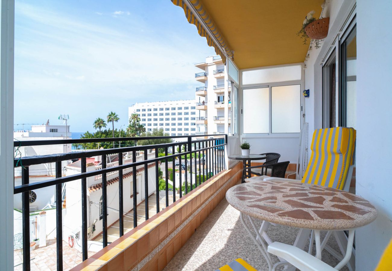 Appartement in Nerja - Albaida II 2B: Appartement op het Zuiden met Zeezicht, Playa Torrecilla Nerja