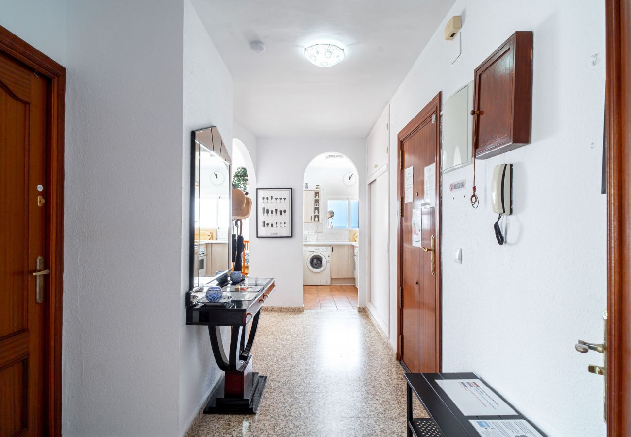 Appartement in Nerja - Albaida II 2B: Appartement op het Zuiden met Zeezicht, Playa Torrecilla Nerja