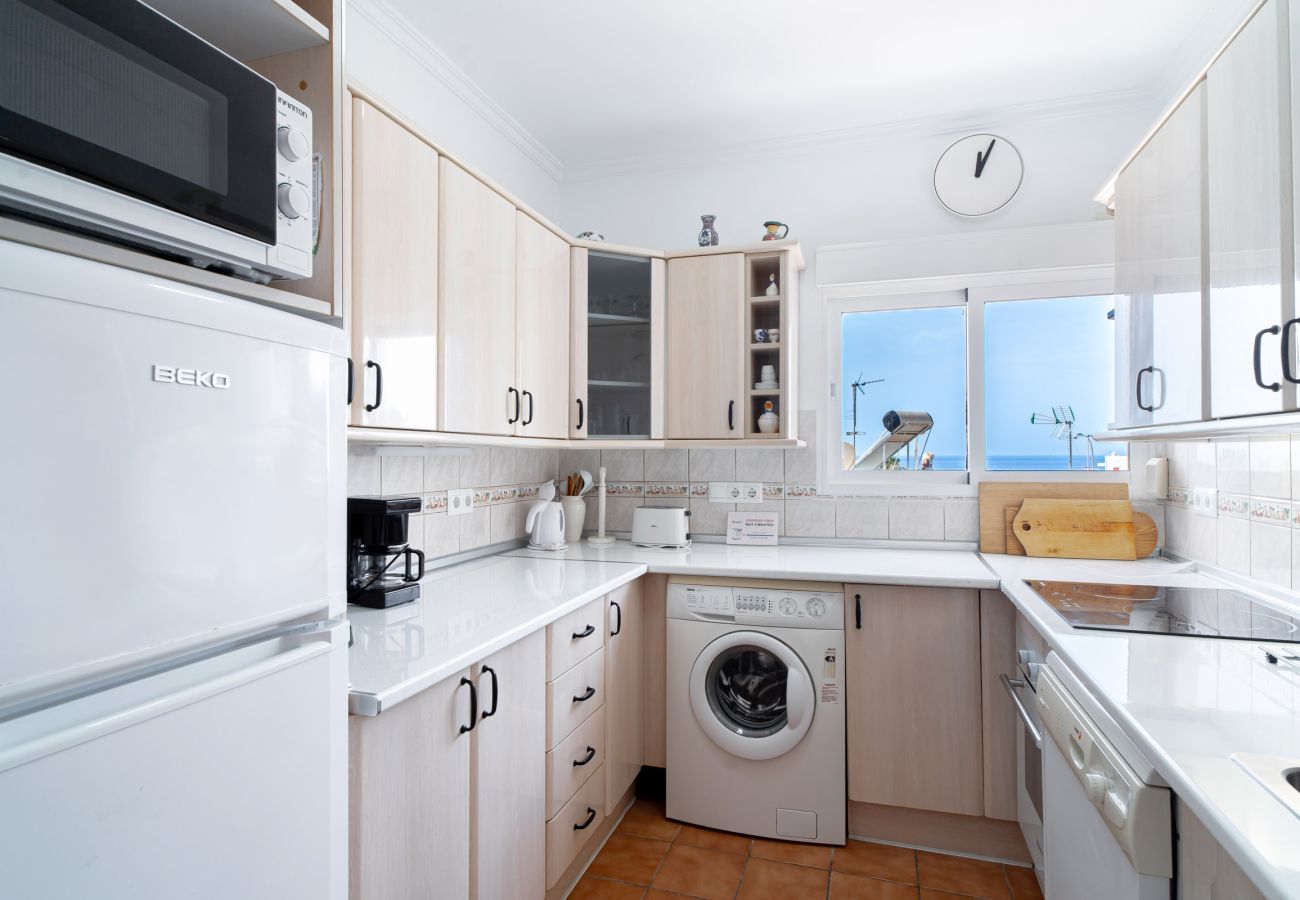 Appartement in Nerja - Albaida II 2B: Appartement op het Zuiden met Zeezicht, Playa Torrecilla Nerja