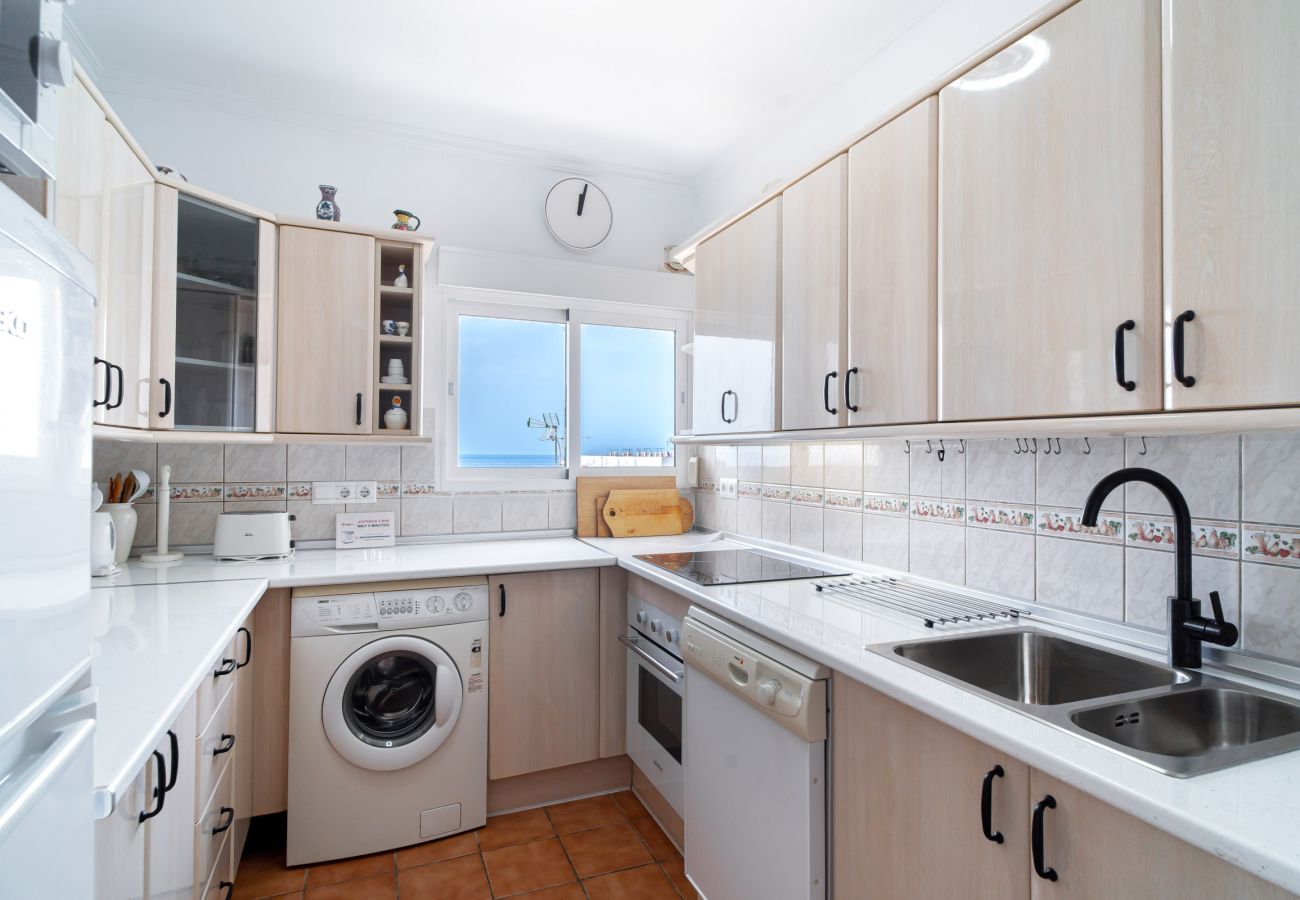 Appartement in Nerja - Albaida II 2B: Appartement op het Zuiden met Zeezicht, Playa Torrecilla Nerja
