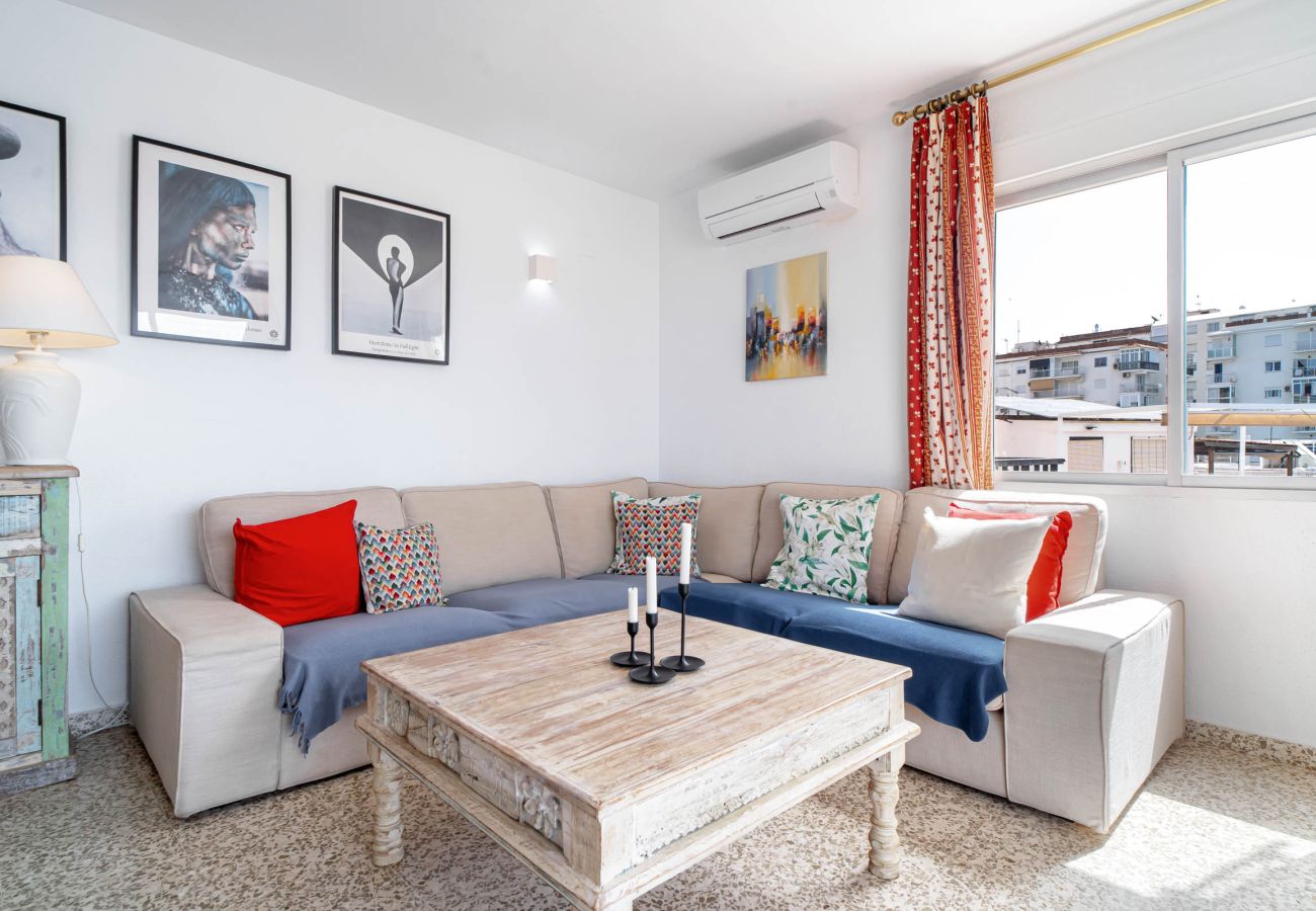 Appartement in Nerja - Albaida II 2B: Appartement op het Zuiden met Zeezicht, Playa Torrecilla Nerja
