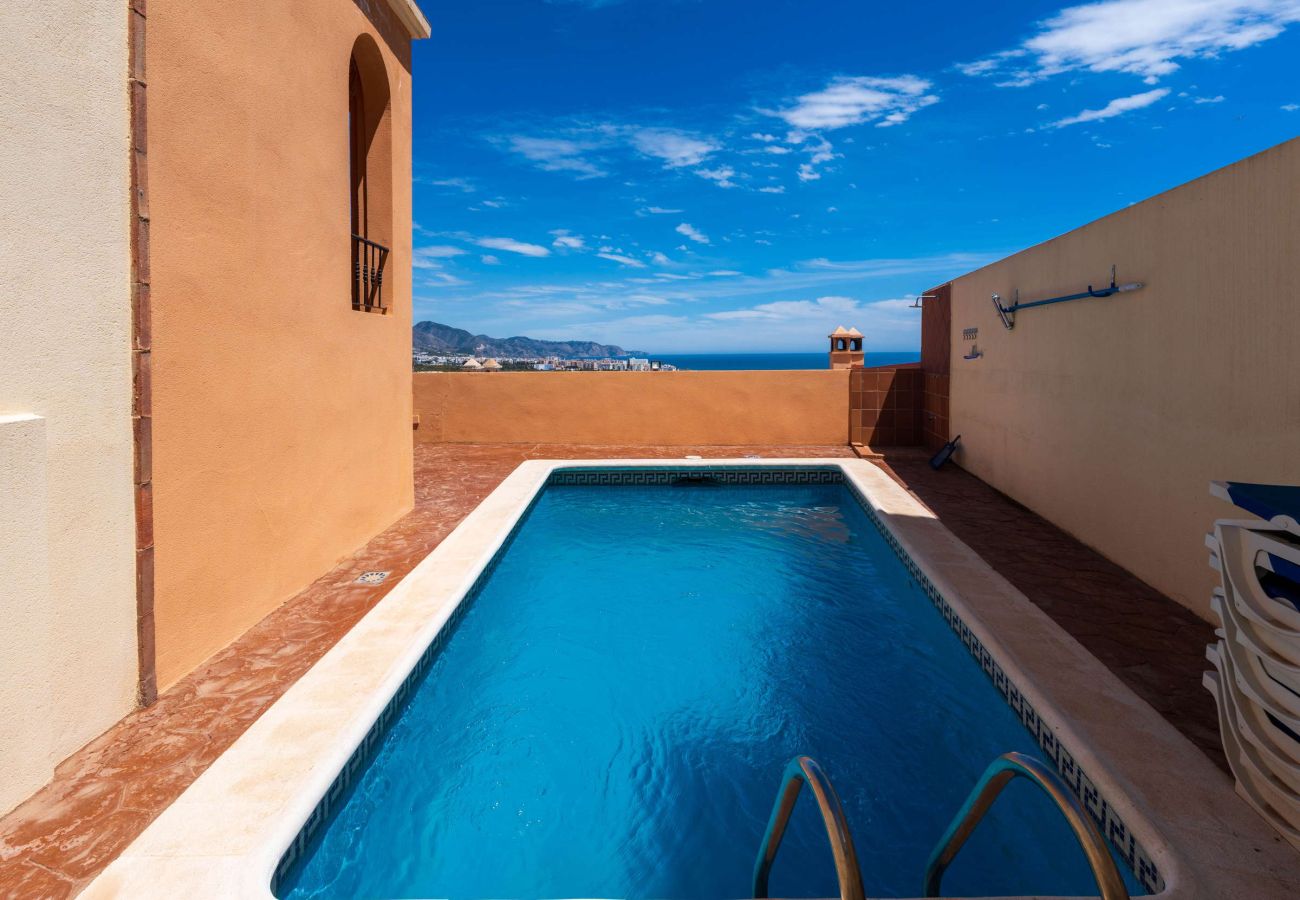 Villa in Nerja - Villa Punta Lara 15: Villa met Privézwembad voor 5 met Zeezicht, Nerja